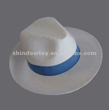 Fashion white Paper panama hat, Panama straw hat, White straw hat