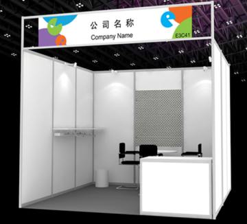 3x3 aluminum extrusion standard Modular Shell Scheme Trade Show Expo Display Exhibition Booth Stand