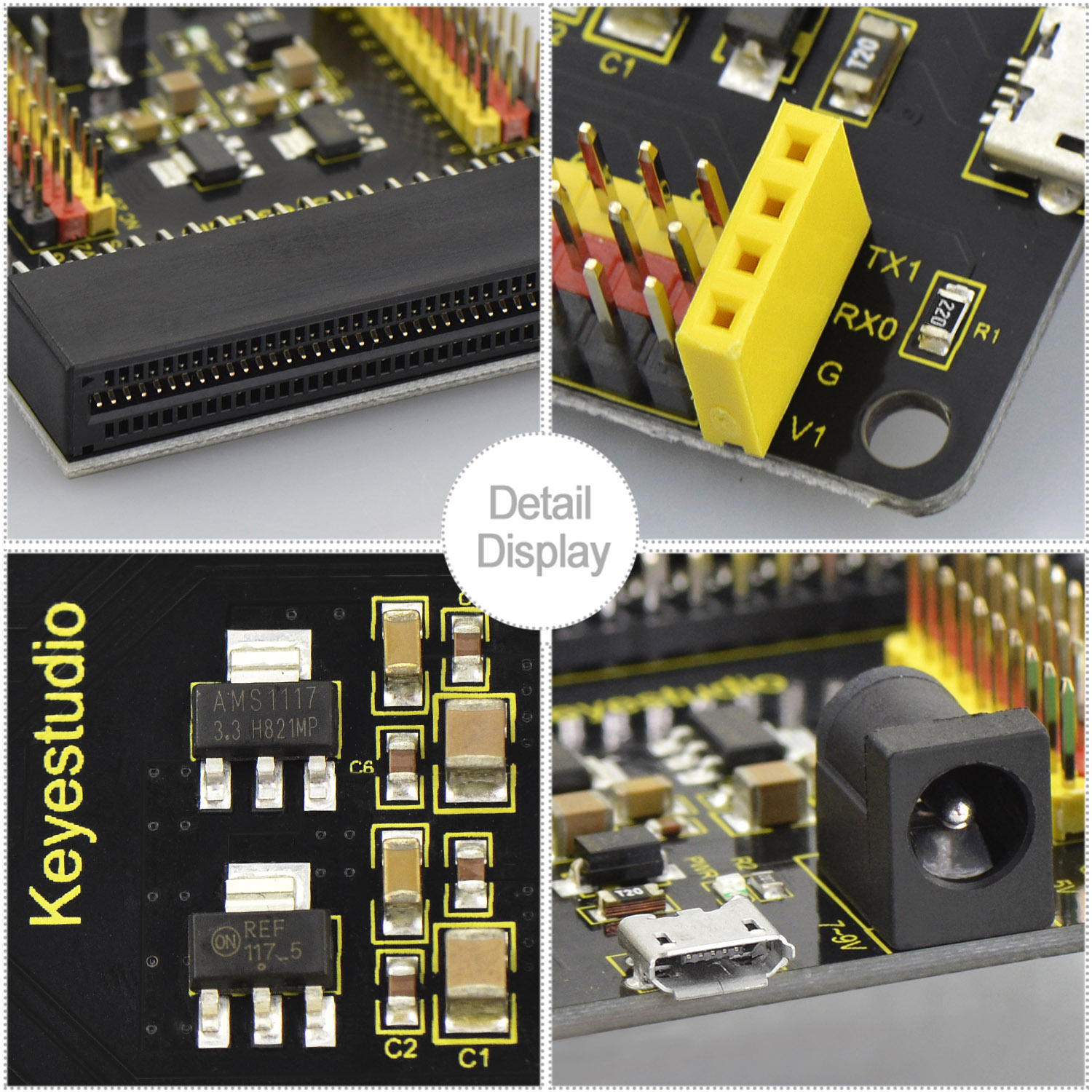 Keyestudio Microbit V2 Io Sensor Shield Board V2, High Quality ...