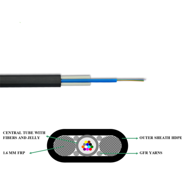GYFXTBY Aerial Flat Drop Cable Outdoor Fiber Cable