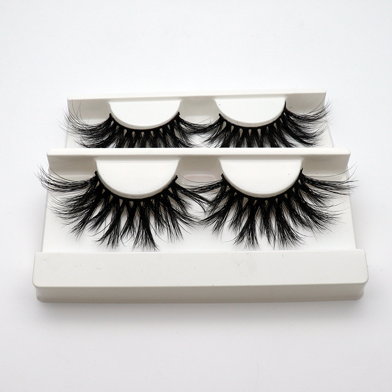 Wholesale 3D Mink Eyelashes Vendor Private Label 25mm Custom Logo Packaging Box