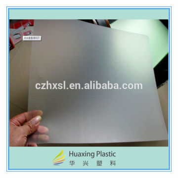 transparent mat rigid PET film