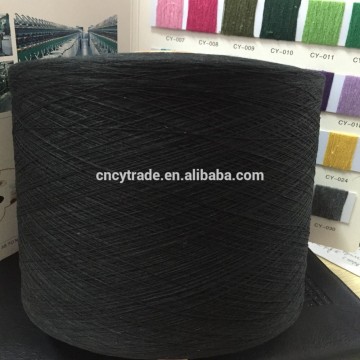 OE carded stock black yarns