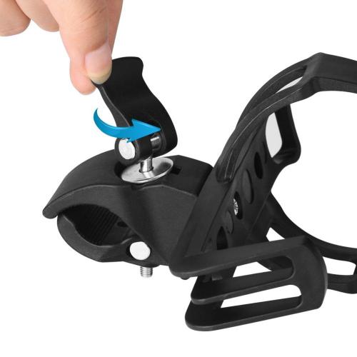 Bike Water Bottle Cages Adjustable Plastic Black