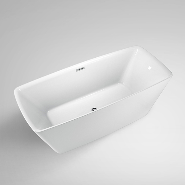 Acrylic Slipper Tub Dubai Freestanding Plastic Adult Hotel Bathtub