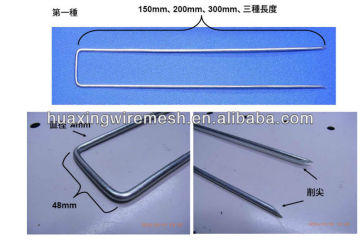 Ground pin Ground stake Sod staple---Manufacturer