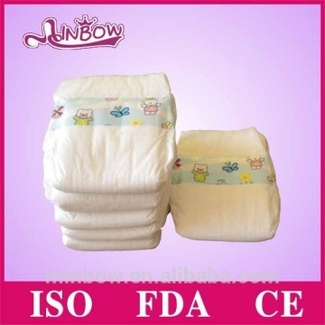 Minbow disposable pe film sleepy baby diapers