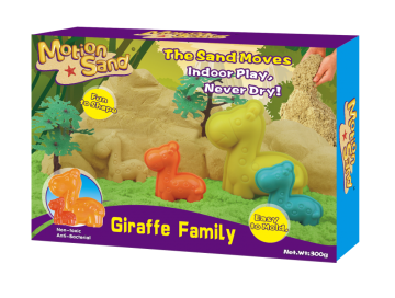 Giraffe Family Motion Sand