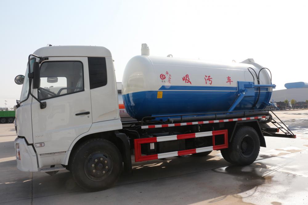 10000L camión de succión de alcantarillado de vacío Dongfeng