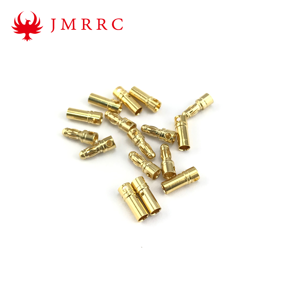 Gold Plated Banana Plug 3.5mm Bullet Connector