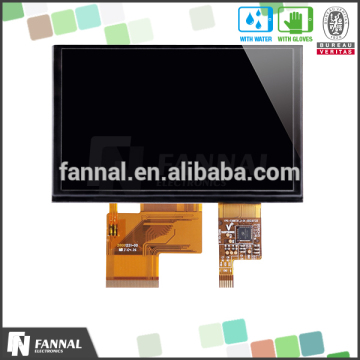 5" tft usb multi touch screen overlay kit