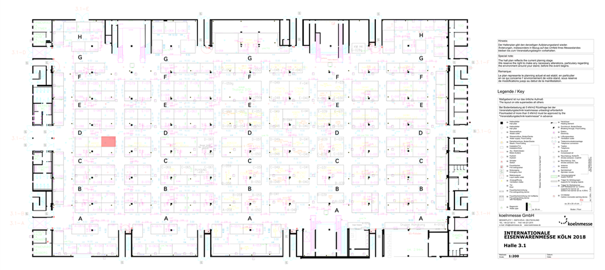 Hall 3.1-D-081(Tian Yilong 2018 Koln Fair