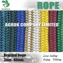 6mm 16mm PP Braided Rope Polypropylene Double Braided Rope