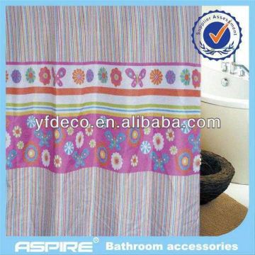 2014 Poly-Cotton printed shower curtain