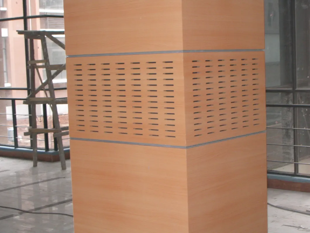 Moistureproof Slot Wood Timber Acoustic Panel for Government Agencies