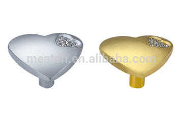 Furniture hardware crystal knob and handle