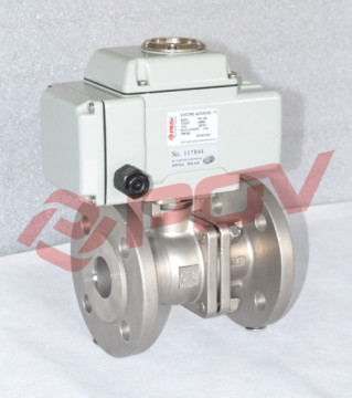 Flanged stianless steel motorized ball valve 2''