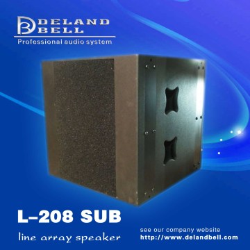 L-208sub Line array speaker,subwoofer loudspeaker,professional loudspeaker,Line array audio