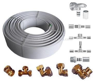 PEX-Al-PEX Pipe and Brass Fitting