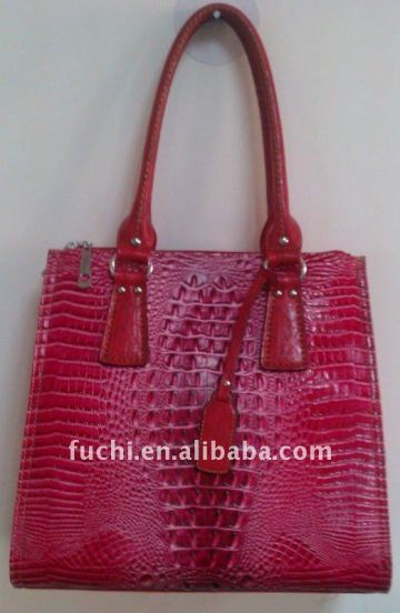 Fashion Crocodile Leather Handbag