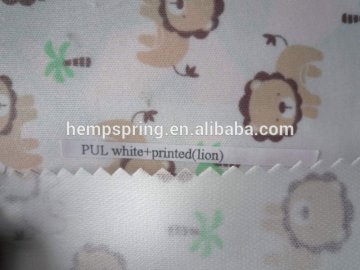 PUL fabrics suit to baby diapers, waterproof fabric