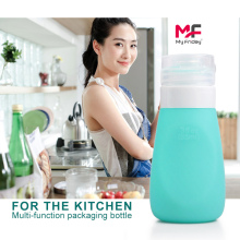 Silicone Salad Squeezable Travel Bottle