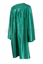 Gown for Kindergarten Graduation Shiny Emerald Grenn