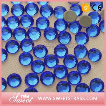 crystal AB color round hotfix rhinestones for clothes
