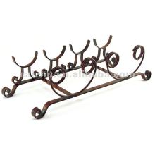 Countertop wire metal Wine Bottle Display Rack