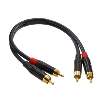 6.35mm TRS Stereo Male RCA Audio Cable