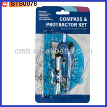 PLASTIC PROFESSIONAL COMPASS & MATH SET
