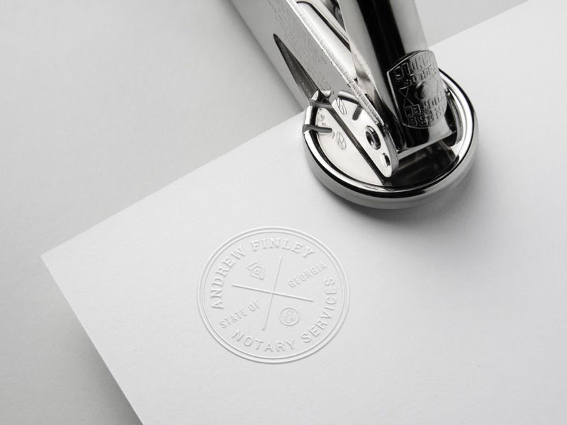 Custom Logo Personalised Embossing Seal Stamp