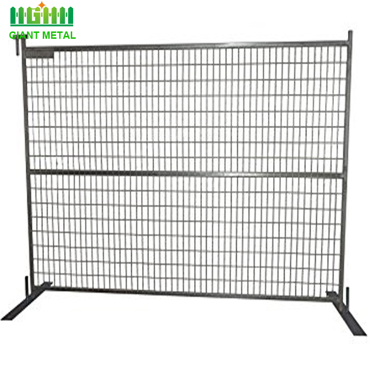 6ftX9.5ft PVC coated security canada temporary fence