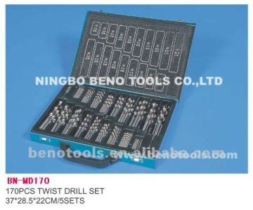 160 pc drill bit tools