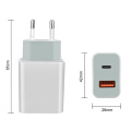 18W 2 Port Type C QC3.0 Fast Charger