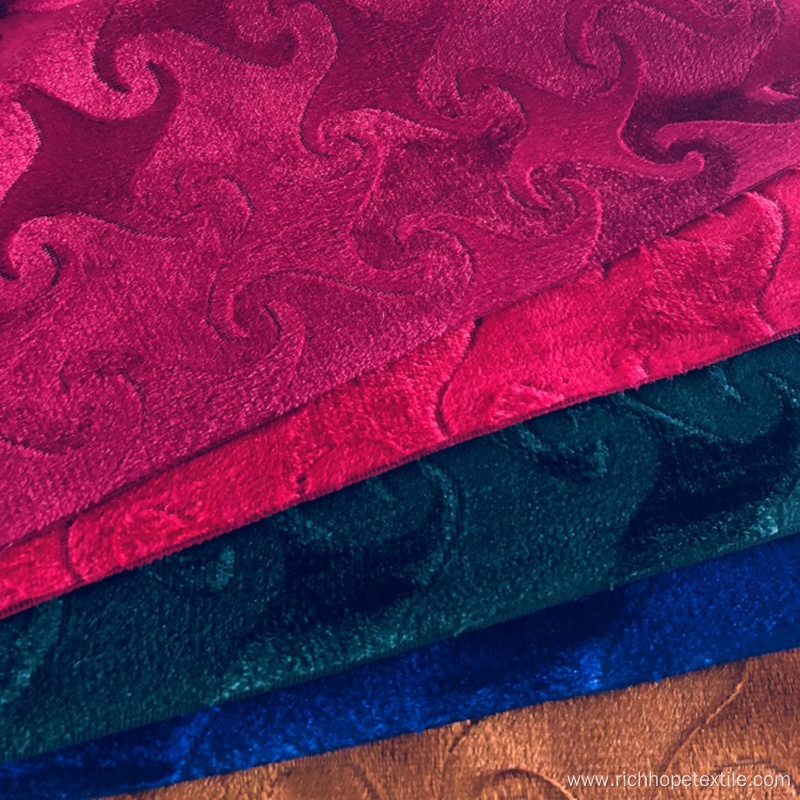 Hot Selling Cheap Crushed Velvet Upholstery Fabric