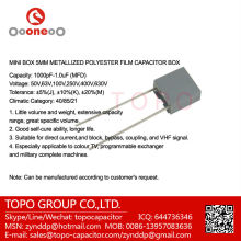 Mini Box 5mm Metallized Polyester Film Capacitors