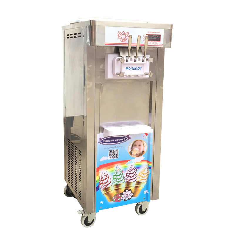Italian Hot Selling Ce Certified Commercial Three Flavor Soft Ice Cream Machine