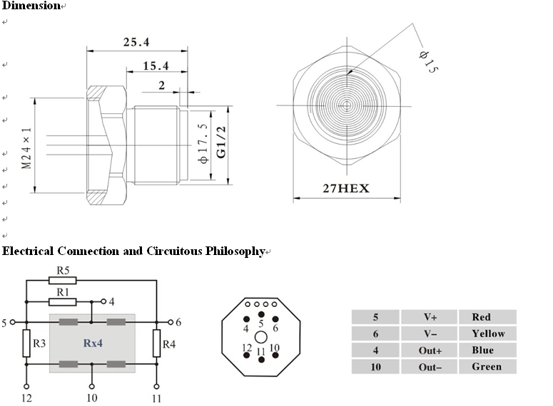 flush diaphragm pressure sensor