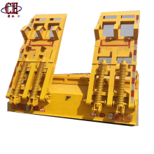 3 axles Hydraulic low bed gooseneck trailers