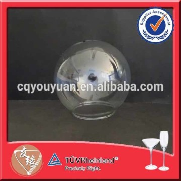 Machine blown round lamp shade glass balls