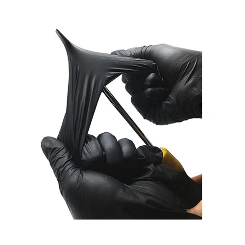 Black Dispsoable Nitrile Exam gloves