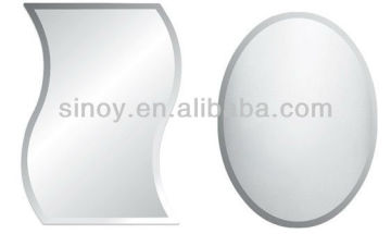 Silver coated ultra clear frameless decorative decals for mirrors