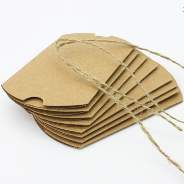 Christmas Kraft Paper Candy Boxes With Rope