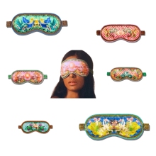Custom Printed Silk Eye Mask - 100% Mulberry Silk Sleeping Eye Shade
