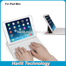 2016 New Wireless Bluetooth Keyboard For iPad mini 3 Folio Leather Case With Wireless Bluetooth Keyboard For Apple iPad Mini 4