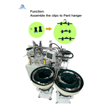 Automatic hanger making machine for pants hanger