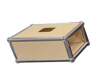 Metal tissue box custom hotel decorative tissue box