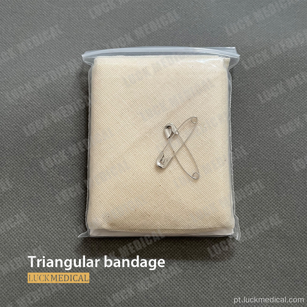 Sling de elevação triangular de bandagem médica