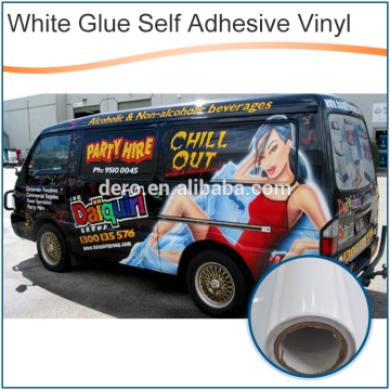 Car and bus vinyl sticker materials / printable adhesive vinyl roll